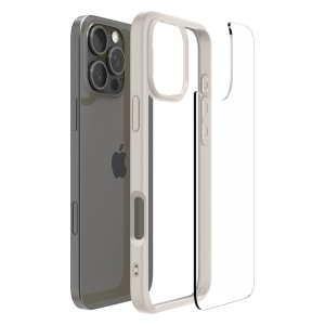 Husa pentru iPhone 16 Pro Max - Spigen Ultra Hybrid - Natural Titanium - Img 3