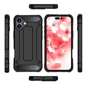 Husa pentru iPhone 16 Pro Max - Techsuit Hybrid Armor - Black - Img 3