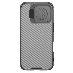 Husa pentru iPhone 16 Pro - Nillkin CamShield Prop - Transparent Black - Img 4