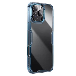 Husa pentru iPhone 16 Pro - Nillkin Nature TPU Pro Case - Blue - Img 4