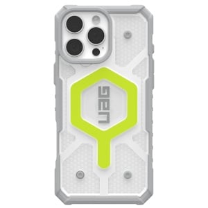 Husa pentru iPhone 16 Pro - UAG Pathfinder Clear Magsafe - Active Neon - Img 2