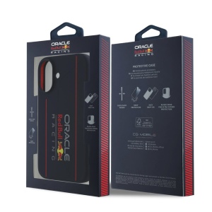 Husa pentru iPhone 16 - Red Bull Racing Silicone Oversize Vertical Logo MagSafe (RBHMP16S24SIOLRV) - Navy - Img 6