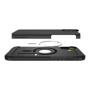 Husa pentru iPhone 16 - Spigen Tough Armor MagSafe - Black - Img 7