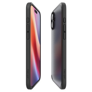 Husa pentru iPhone 16 - Spigen Ultra Hybrid - Frost Black - Img 3