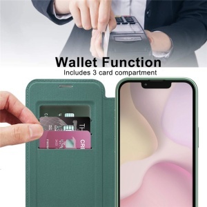 Husa pentru iPhone 16e - Techsuit SmartMag Book Case - Green - Img 5