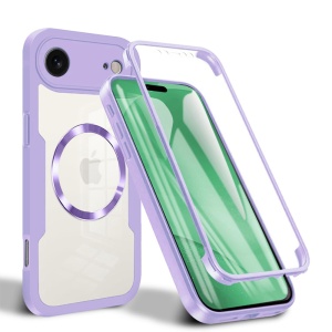 Husa pentru iPhone 17 Air + Folie - Techsuit ColorVerse 360 MagSafe Series - Purple - Img 1