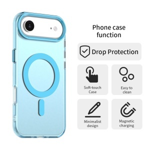 Husa pentru iPhone 17 Air - Techsuit CandyCase MagSafe - Blue - Img 5