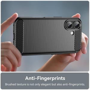 Husa pentru iPhone 17 - Techsuit Carbon Silicone - Black - Img 6