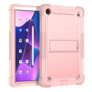 Husa pentru Lenovo Tab M10 Plus 3rd Gen (TB-125F/TB-128F) + Folie - Techsuit Rugged TabShell - Rose Gold - Img 1