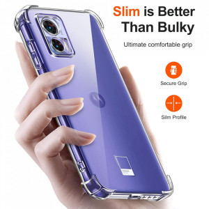 Husa pentru Motorola Edge 30 Neo - Techsuit Shockproof Clear Silicone - Clear - Img 4