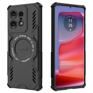 Husa pentru Motorola Edge 50 Pro - Techsuit ArmorMag Case - Black - Img 2