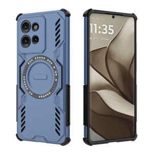 Husa pentru Motorola Edge 50 - Techsuit ArmorMag Case - Blue - Img 2