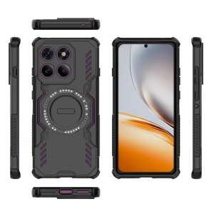 Husa pentru Motorola Edge 60 Pro - Techsuit ArmorMag Case - Black - Img 4