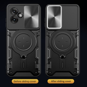 Husa pentru Motorola Moto G55 - Techsuit CamGuard Pro - Black - Img 7