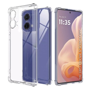 Husa pentru Motorola Moto G85 - Techsuit Shockproof Clear Silicone - Clear - Img 1