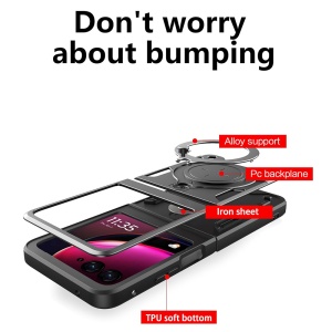 Husa pentru Motorola Razr 50 Ultra - Techsuit CamGuard Pro - Black - Img 2