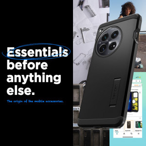 Husa pentru OnePlus 12 - Spigen Tough Armor - Black - Img 7