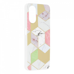 Husa pentru Oppo A17 - Techsuit Marble Series - Purple Hex - Img 6