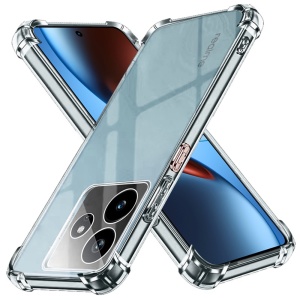 Husa pentru Realme GT 7 - Techsuit Shockproof Clear Silicone - Clear - Img 1