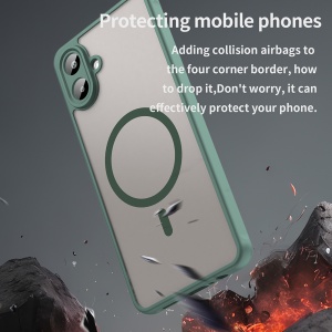 Husa pentru Samsung Galaxy A07 4G - Techsuit HaloFrost II MagSafe - Green - Img 5