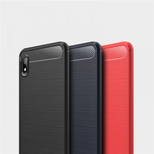 Husa pentru Samsung Galaxy A10 / M10 - Techsuit Carbon Silicone - Black - Img 7