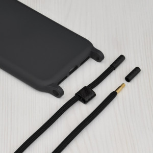 Husa pentru Samsung Galaxy A14 4G / A14 5G - Techsuit Crossbody Lanyard - Black - Img 6