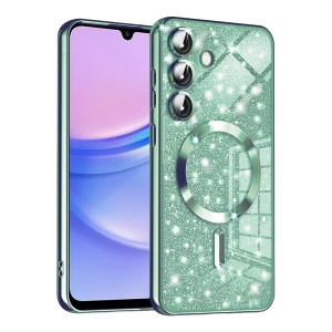 Husa pentru Samsung Galaxy A15 4G / A15 5G - Techsuit Luxury Glitter MagSafe - Light Green