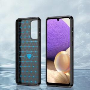 Husa pentru Samsung Galaxy A23 4G / A23 5G - Techsuit Carbon Silicone - Black - Img 5