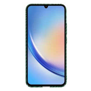Husa pentru Samsung Galaxy A34 5G - Techsuit Carbonite FiberShell - Green - Img 4