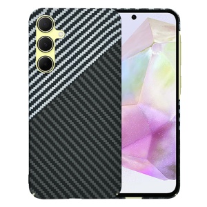 Husa pentru Samsung Galaxy A35 5G - Techsuit Carbonite FiberShell - Stealth Gray - Img 1