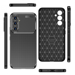 Husa pentru Samsung Galaxy A54 - Techsuit CarbonFiber - Black - Img 6