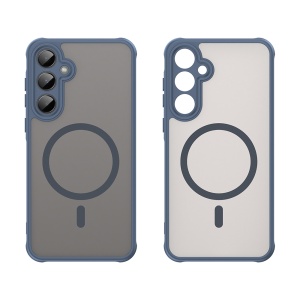 Husa pentru Samsung Galaxy A55 5G - Techsuit HaloFrost II MagSafe - Navy Blue - Img 2
