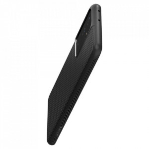 Husa pentru Samsung Galaxy S21 Ultra 5G - Spigen Liquid Air - Matte Black - Img 9