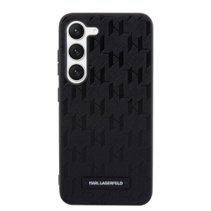 Husa pentru Samsung Galaxy S23 - Karl Lagerfeld Saffiano (KLHCS23SSAKLHPK) - Mono Metal Logo - Img 2