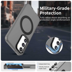 Husa pentru Samsung Galaxy S23 Plus - Techsuit CandyCase MagSafe - Black - Img 5