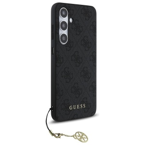 Husa pentru Samsung Galaxy S24 FE - Guess Hardcase 4G Charms Collection (GUHCS24FEGF4GGR) - Grey - Img 6