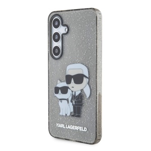 Husa pentru Samsung Galaxy S24 - Karl Lagerfeld Hardcase Glitter (KLHCS24SHNKCTGK) - Karl&Choupette - Img 4