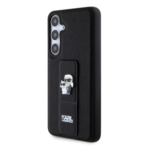 Husa pentru Samsung Galaxy S24 Plus - Karl Lagerfeld Saffiano Gripstand (KLHCS24MGSAKCPK) - Karl&Choupette - Img 4