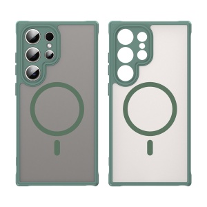 Husa pentru Samsung Galaxy S24 Ultra - Techsuit HaloFrost II MagSafe - Green - Img 2