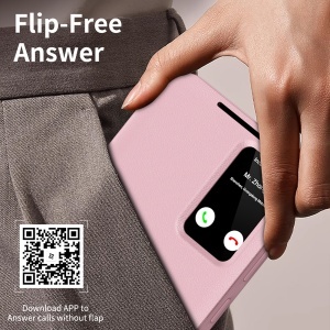 Husa pentru Samsung Galaxy S25 Edge - Techsuit SmartView Series - Pink - Img 5