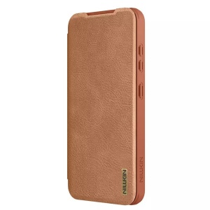 Husa pentru Samsung Galaxy S25 - Nillkin Qin Pro Leather Case - Brown - Img 4