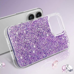 Husa pentru Samsung Galaxy S25 - Techsuit Sparkly Glitter - Magenta - Img 4