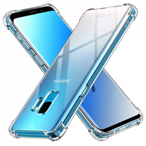 Husa pentru Samsung Galaxy S9 - Techsuit Shockproof Clear Silicone - Clear - Img 1