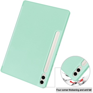 Husa pentru Samsung Galaxy Tab S9 Plus / S10 Plus - Techsuit Flex Trifold - Matcha Green - Img 3