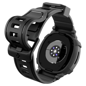 Husa pentru Samsung Galaxy Watch8 44mm + Curea - Spigen Rugged Armor Pro - Black - Img 6