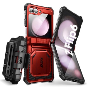 Husa pentru Samsung Galaxy Z Flip6 + Folie - I-Blason Armorbox - Ruddy - Img 1