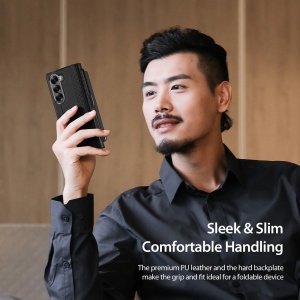 Husa pentru Samsung Galaxy Z Fold6 - Dux Ducis Bril (with Pencil Holder) - Black - Img 7
