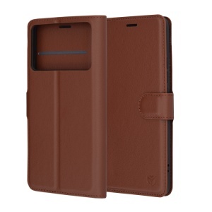 Husa pentru Xiaomi Poco F6 Pro - Techsuit Leather Folio - Brown - Img 6