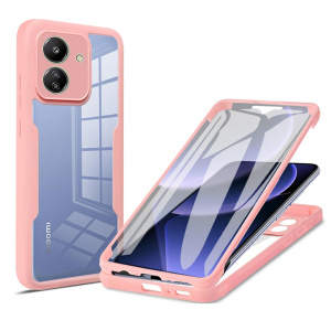 Husa pentru Xiaomi Redmi 13C 4G / Poco C65 + Folie - Techsuit ColorVerse 360 Series - Pink - Img 1