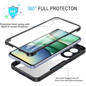 Husa pentru Xiaomi Redmi A5Â 4G (Regional) + Folie - Techsuit ColorVerse 360 Series - Black - Img 5